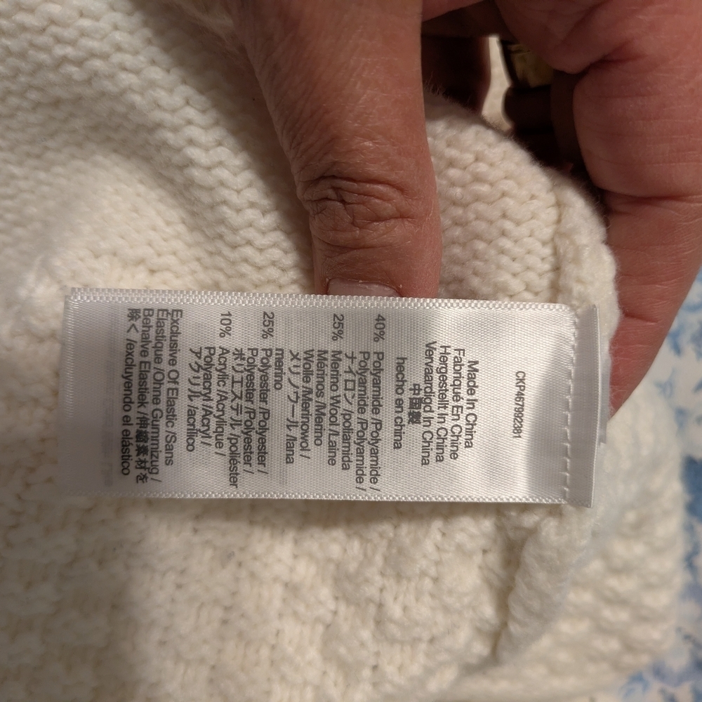 Madewell Cream Turtleneck Sweater - Picture 6 of 9